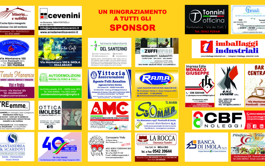 SIAMO SPONSOR DELLA FESTA DEI MACCHERONI A PONTICELLI!!!